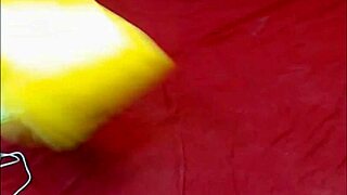 Classy blonde penetrates her holes with toys on webcam.