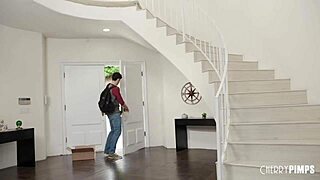 Watch This Stepson Riding His Big Tits Hot Milf! She Gives A Blowjob And Teaches Him How To Fuck