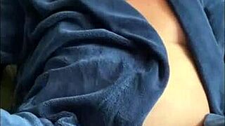 daddy's cock slips out unexpectedly