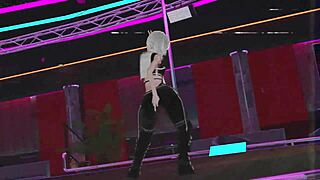 Vrchat Pole Dancing Show with Stunning Moves