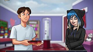 Summertime Saga Episode 153 Featuring Teen Characters With Small Tits In Cartoon Style