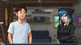 Summertime Saga Episode 153 Featuring Teen Characters With Small Tits In Cartoon Style