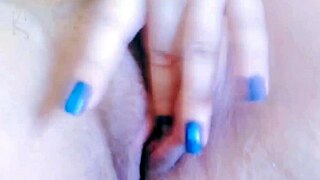 Hey, watch this store newbie masturbating for a client on video call