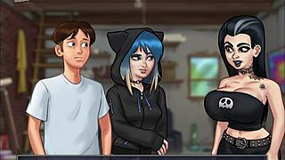 Summertime Saga Episode 153 Featuring Teen Characters With Small Tits In Cartoon Style