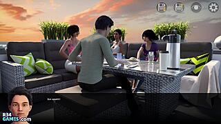 I’m Hooked on Movie Night with My Rich Step Sis in 3D Episode 2