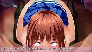 she handles the baseball club's cleanup duties with a suggestive touch