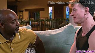 Black Old Man Fucks Redhead Twink