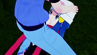 Dawn, Hikari, and Gloria Yuuri in Intense Pokémon Hentai Sex Scenes