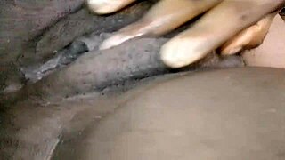 look at this pink pussy getting masturbated up close