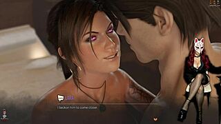 Croft Adventures Ep 12 hints at intense anal fingering in cosplay play