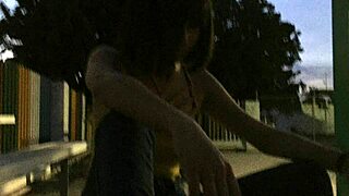 Brunette performs intense blowjob on sayro, refusing to let go.