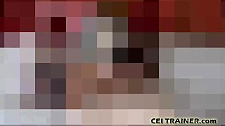 you're gonna chow down on this filthy jizz load in femdom cei