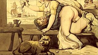 vintage erotic sketches hint at hidden naughty desires