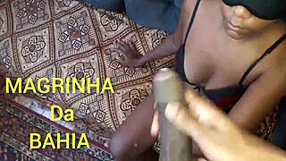 Intense pleasure builds as the well-endowed man enjoys intense anal sex with the hot brunette in pov