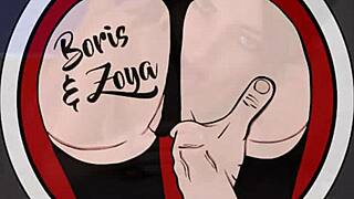 cum sprays on step sister's big tits and ass