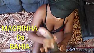 Intense pleasure builds as the well-endowed man enjoys intense anal sex with the hot brunette in pov