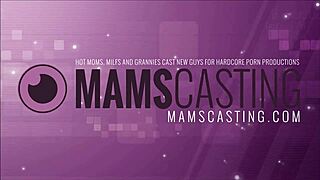 Young Cock Satisfies Mommy At Mams Casting With Hot Handjob