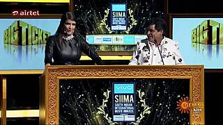 I'm obsessed with Lakshmi Manchu's huge boobs and nipple pokies.