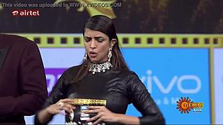 I'm obsessed with Lakshmi Manchu's huge boobs and nipple pokies.