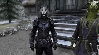 Skyrim Slut Embarks on Wild Adventures Again