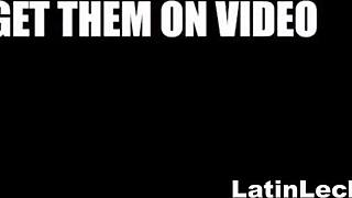 Young straight twink latino amateur experiences first gay sex with stranger for cash, getting bareback anal with monster cock in pov