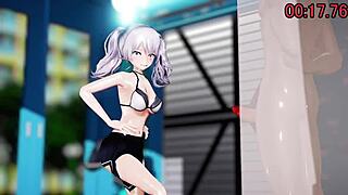 is this part-time job challenge with Kashima leading to cowgirl riding and blowjob?