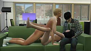 Asian Cuckold Watches Girlfriend Get Pounded Hard by Another Man