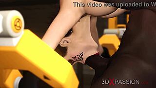 Crazy fuck in restraints, sexy busty slut gets fucked hard by bbc