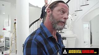 Horny cutie Kendra Cole gets slammed in accidental gangbang