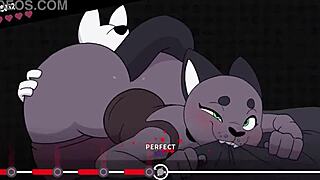 beat banger gameplay, just a virgin newbie diving into cartoon anal fun