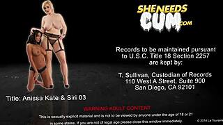 anissa kate and siri get messy facialized in wild 3some