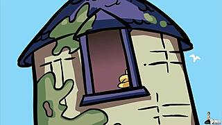 fairytale prince rescues horny princess in parody