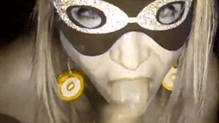 The mature argentinian milf with big ass sucks the dick and then rides it hard to enjoy the cumshot