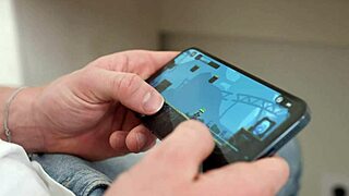 skinny shaved brunette tempts friend with blowjob and riding 😘