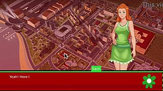 i love this curvy 3d trainer's big tits in cute outfits