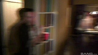 college party turns into wild mmf anal orgy