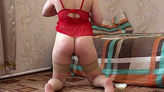 hey, wanna see this hot milf ride a huge dildo? her beautiful ass bounces while fucking anal hard!