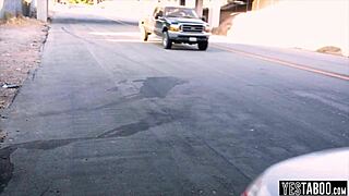 blonde pornstar bends over for doggystyle pussy help to homeless guy