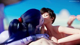 Yo, check these ball-sucking 3D sluts in wild SFM cartoon action!