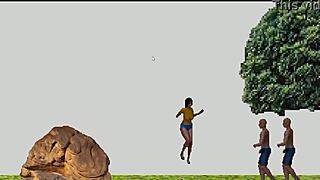 in the new 2024 samba lady hentai game, erotic sex unfolds