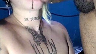 Latina blonde goes from blowjob to anal in hentai lover scene