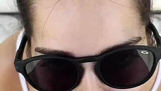 Debora Got Hot at Home and Gave Deepthroat Blowjob Outdoors - Pt 2 on Red