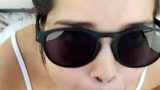 Debora Got Hot at Home and Gave Deepthroat Blowjob Outdoors - Pt 2 on Red