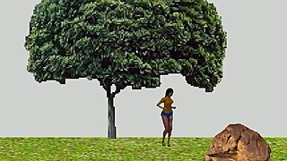 in the new 2024 samba lady hentai game, erotic sex unfolds