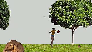 in the new 2024 samba lady hentai game, erotic sex unfolds