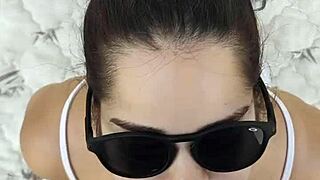 Debora Got Hot at Home and Gave Deepthroat Blowjob Outdoors - Pt 2 on Red