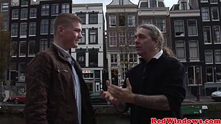 Busty Blonde Hooker Gets FACIALIZED Hard by a Horny Tourist!