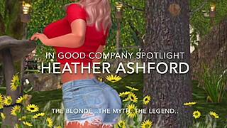 heather ashford legend in 3d anime style