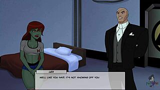 dc comics: cheshire and artemis playtime in cosplay.