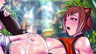 karl x makoto blaz blue hentai with big ass and monster cock